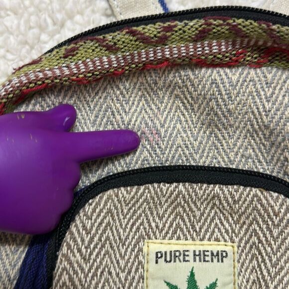 Pure Hemp Made in Nepal Backpack - Picture 6 of 9